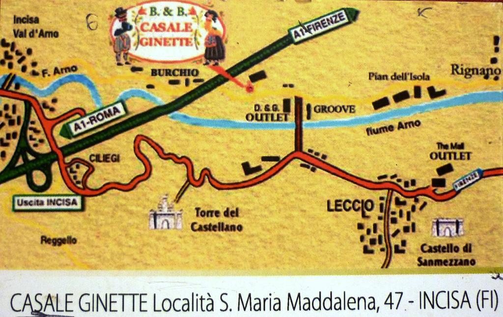 B&B Casale Ginette Incisa in Val d'Arno Eksteriør bilde